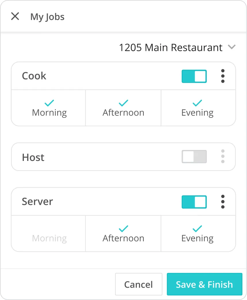 Paradox Olivia chat-and-SMS interface for high-volume hourly hiring