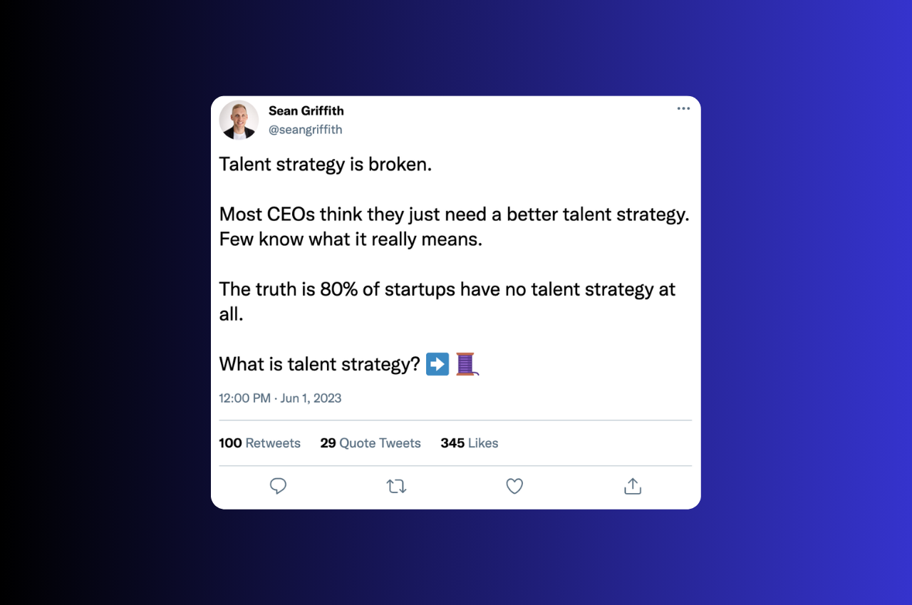 What a talent strategy actually is (and why your hiring plan isn't one)